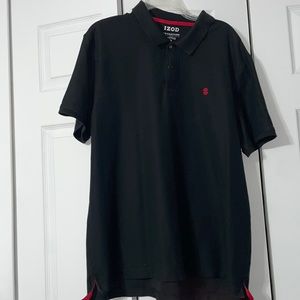 Black Izod polo